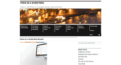 Desktop Screenshot of parisonashoestring.com